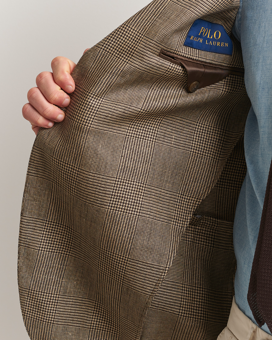 Heren | Blazers | Polo Ralph Lauren | Glenplaid Sportcoat Tan/Brown