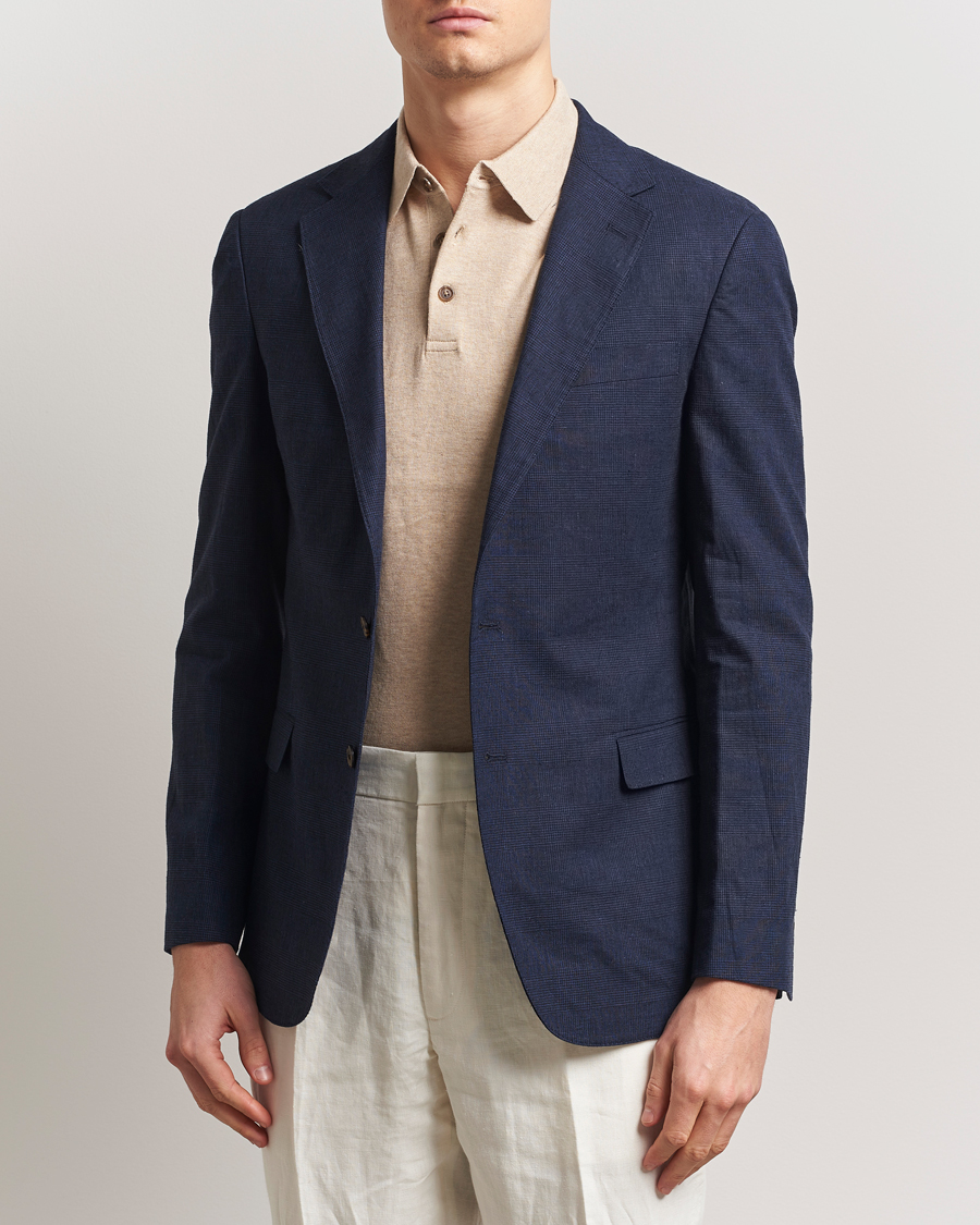 Homme | Blazers | Polo Ralph Lauren | Tonal Glenplaid Sportcoat Dark Navy/Navy