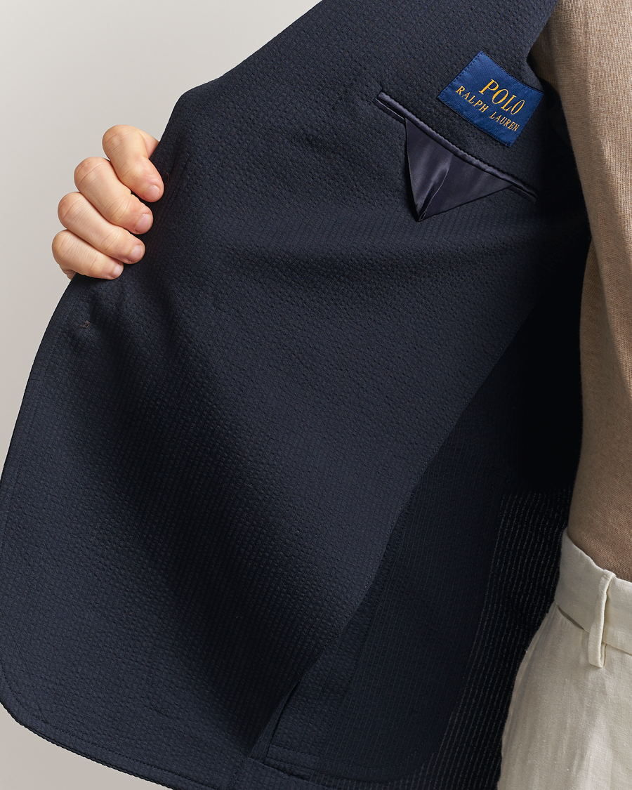 Heren | Blazers | Polo Ralph Lauren | Single Breasted Seersucker Sportcoat Navy