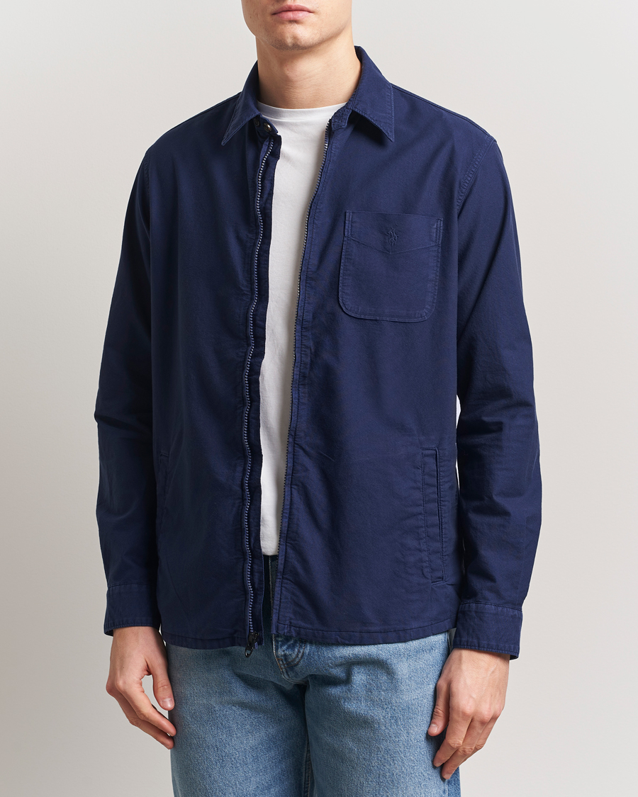 Homme | Chemises | Polo Ralph Lauren | Full Zip Overshirt Newport Navy
