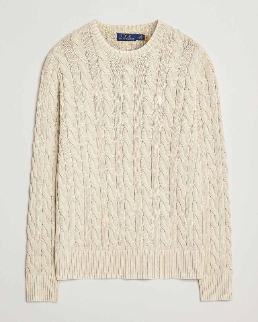 Heren | Truien | Polo Ralph Lauren | Cotton Cable Pullover Natural
