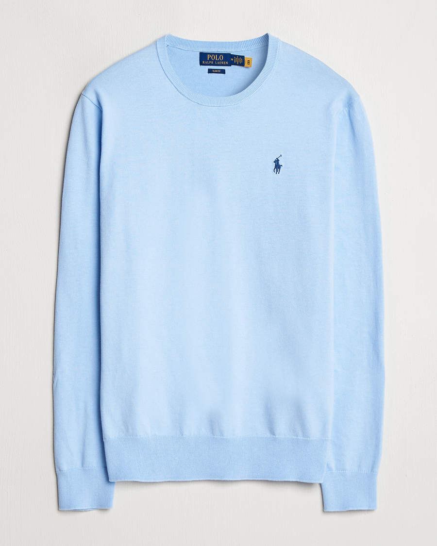 Heren | Truien | Polo Ralph Lauren | Cotton Crew Neck Sweater Office Blue