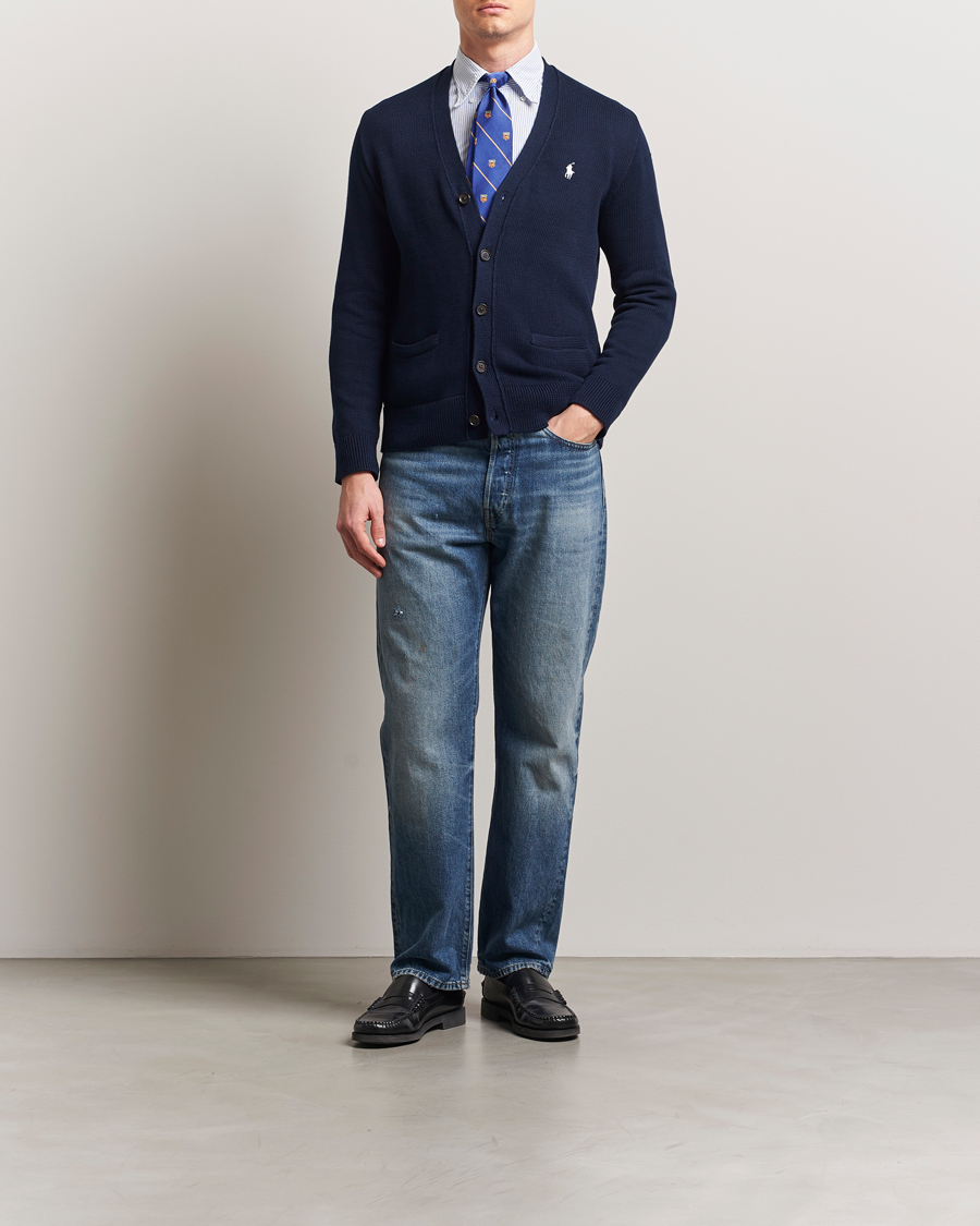 Heren | Truien | Polo Ralph Lauren | Cotton Cardigan Hunter Navy