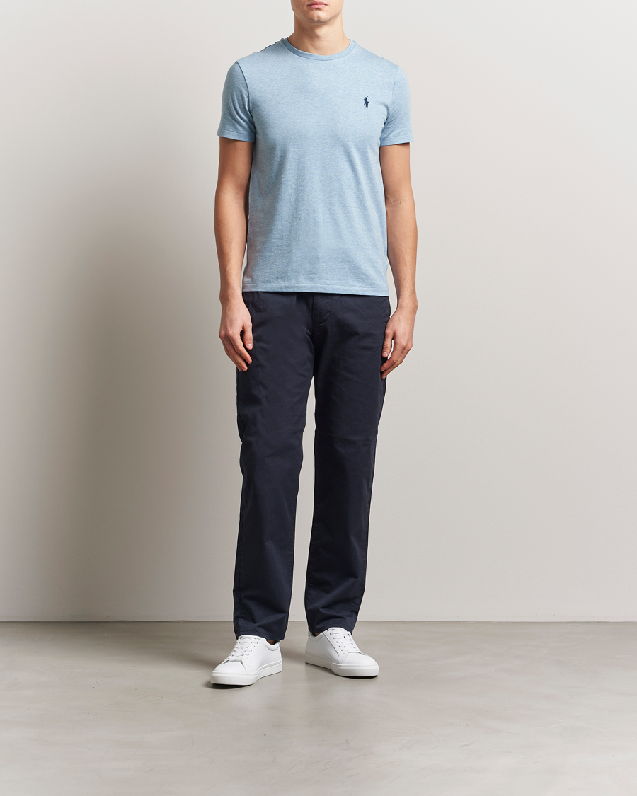 Heren | T-shirts | Polo Ralph Lauren | Crew Neck T-Shirt Modern Blue Heather