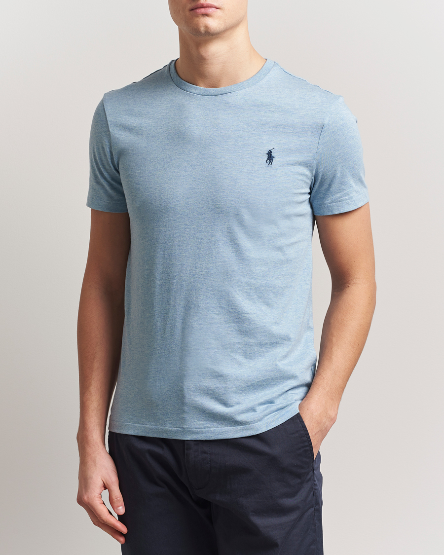 Heren | T-shirts | Polo Ralph Lauren | Crew Neck T-Shirt Modern Blue Heather