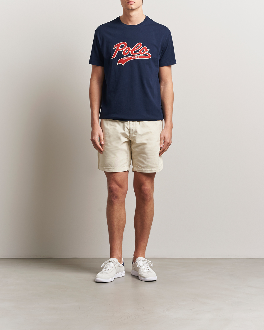Heren | T-shirts | Polo Ralph Lauren | Crew Neck Logo T-Shirt Cruise Navy