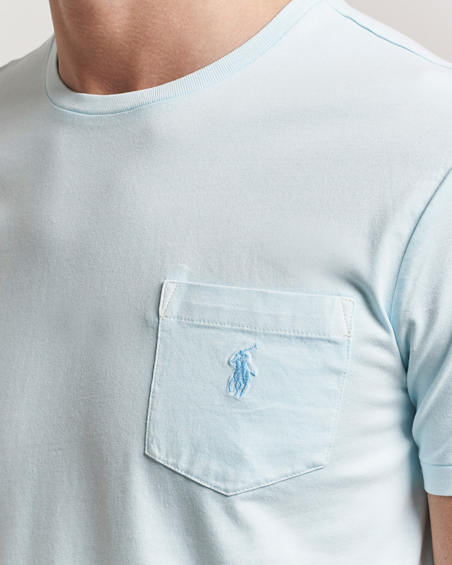 Heren | T-shirts | Polo Ralph Lauren | Crew Neck Pocket T-Shirt Sky