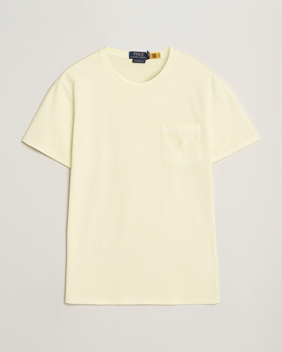 Heren | T-shirts | Polo Ralph Lauren | Crew Neck Pocket T-Shirt Lime