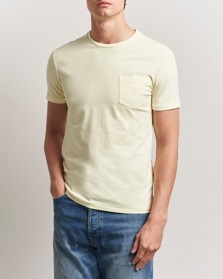 Heren | T-shirts | Polo Ralph Lauren | Crew Neck Pocket T-Shirt Lime