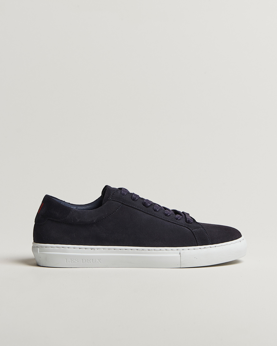 Homme | Baskets | LES DEUX | Theodor Suede Sneakers Navy