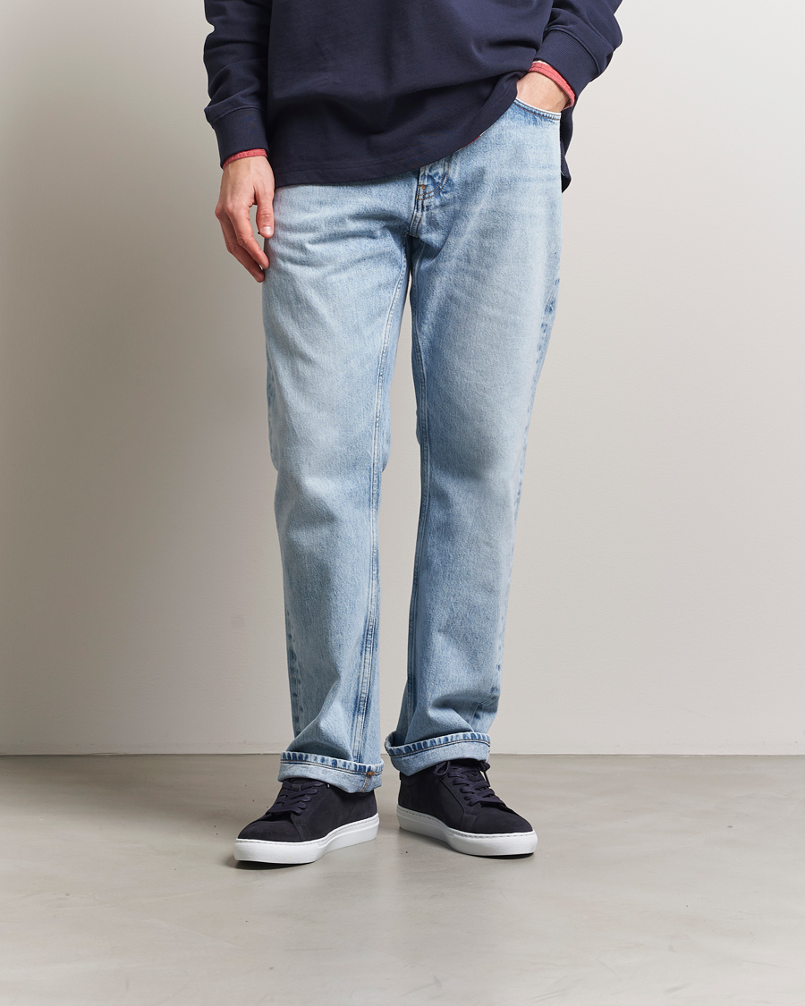 Homme | Baskets | LES DEUX | Theodor Suede Sneakers Navy