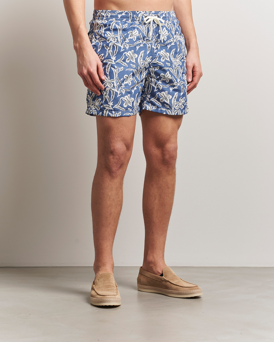 Heren | Zwembroek | Altea | Printed Swim Shorts Blue