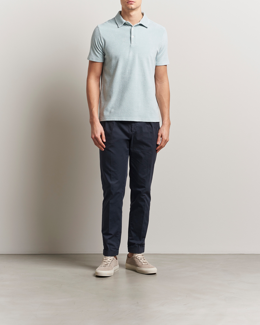 Heren | Polo's | Altea | Terry Cotton Polo Teal