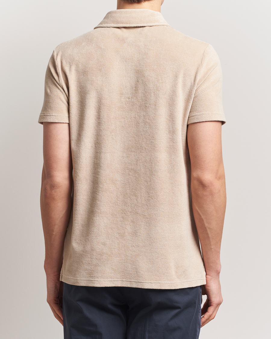Heren | Polo's | Altea | Terry Cotton Polo Beige
