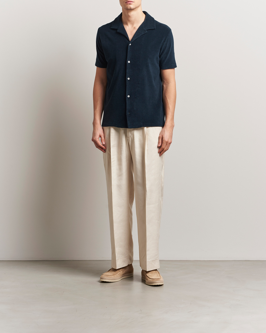 Heren | Overhemden | Altea | Terry Bowling Shirt Navy