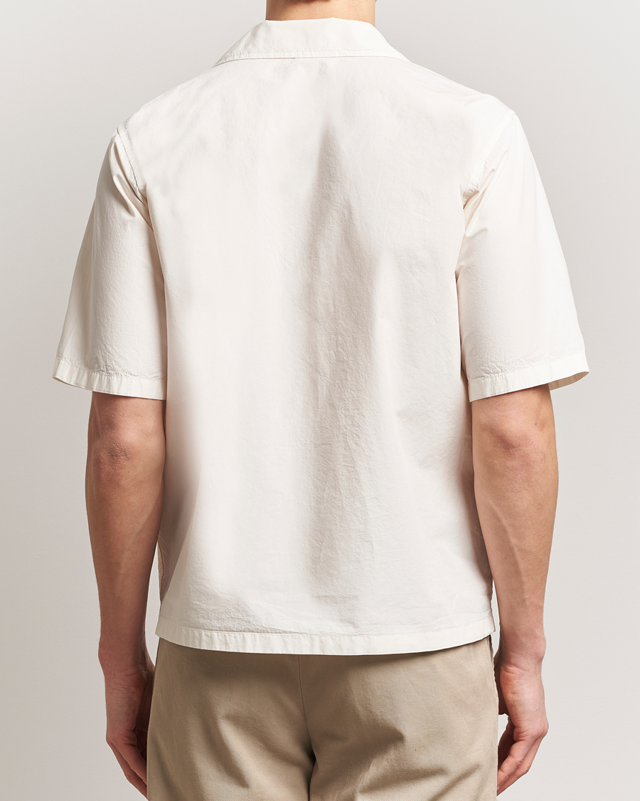 Homme | Chemises | Aspesi | Short Sleeve Utility Shirt Light Beige