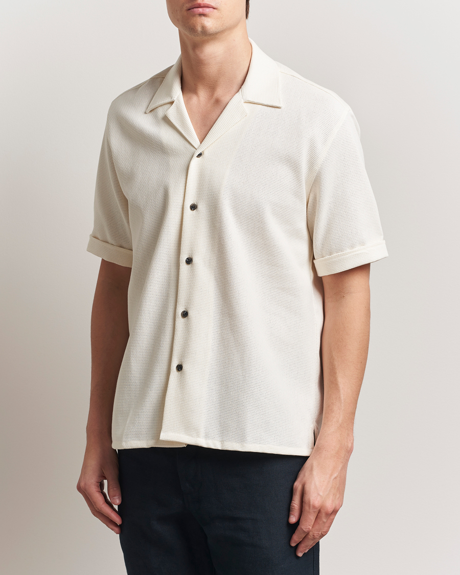 Homme | Chemises | Peregrine | Quay Cuban Collar Shirt White