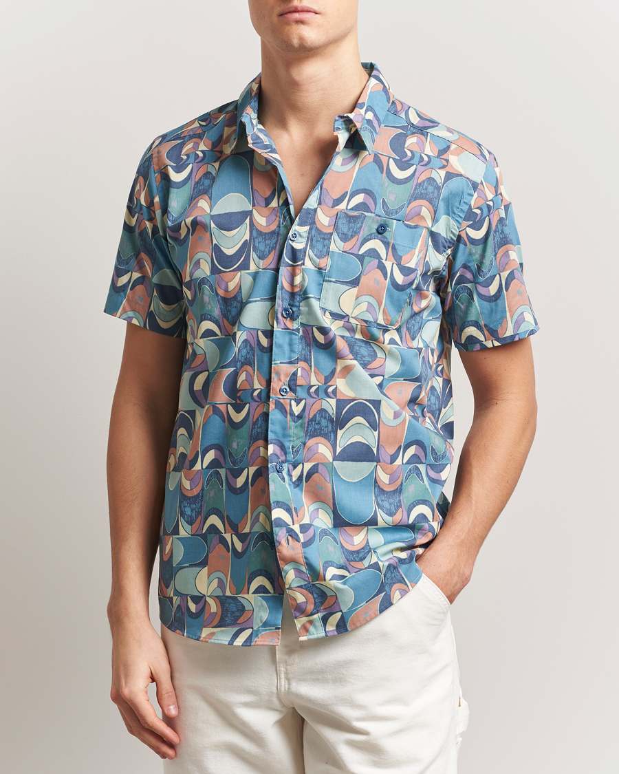 Heren | Overhemden | Patagonia | Go To Short Sleeve Shirt Still Blue