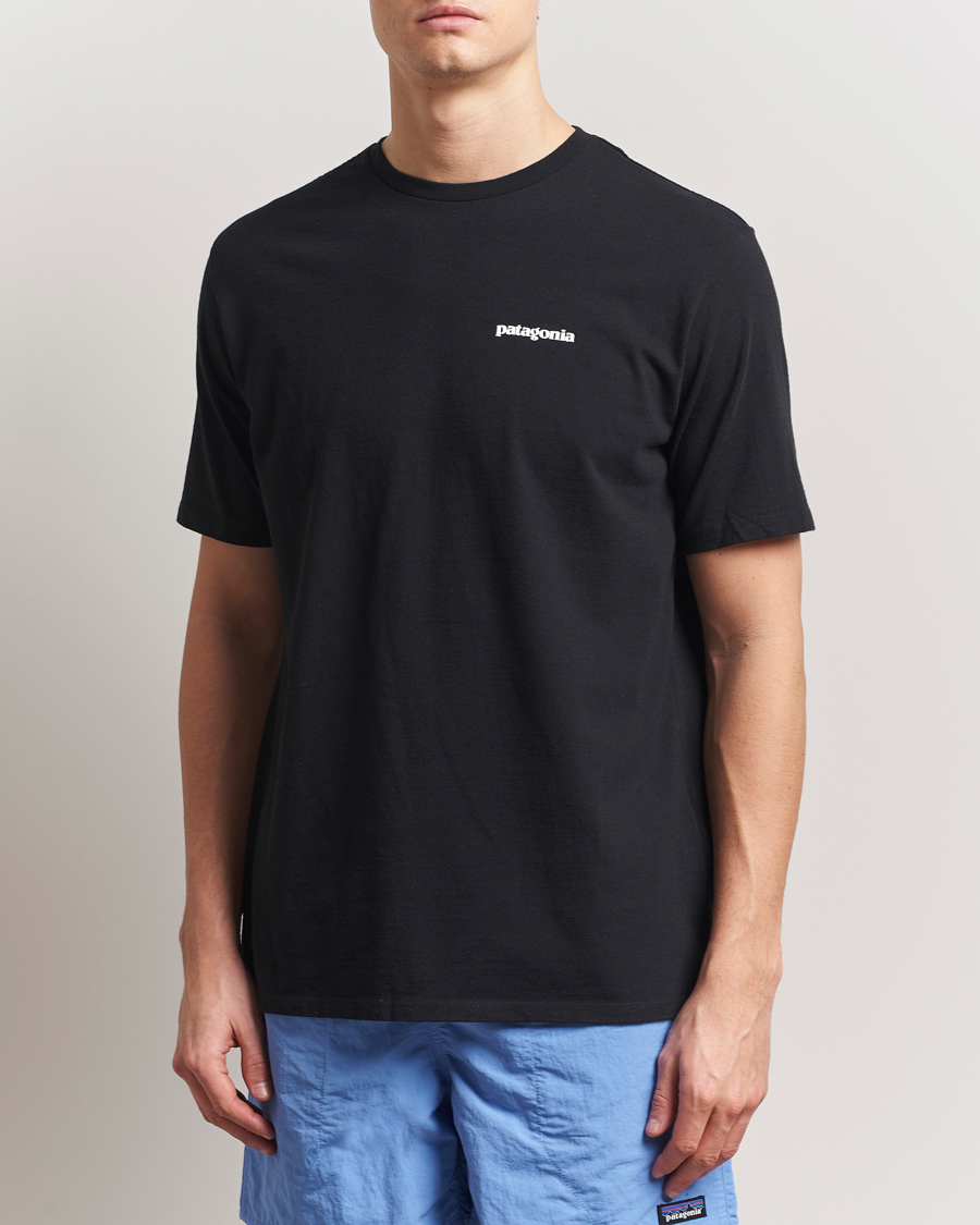 Homme | T-shirts | Patagonia | P-6 Logo T-Shirt Black