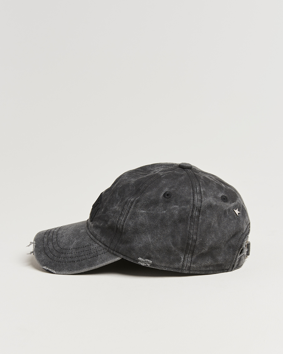 Heren | Golden Goose Cotton Twill Baseball Cap Anthracite | Golden Goose | Cotton Twill Baseball Cap Anthracite