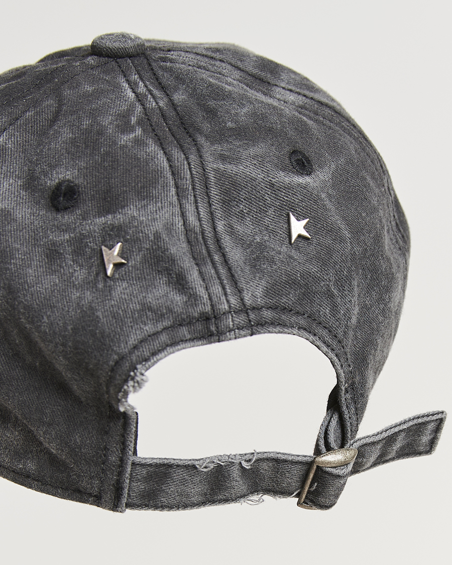 Heren | Golden Goose Cotton Twill Baseball Cap Anthracite | Golden Goose | Cotton Twill Baseball Cap Anthracite