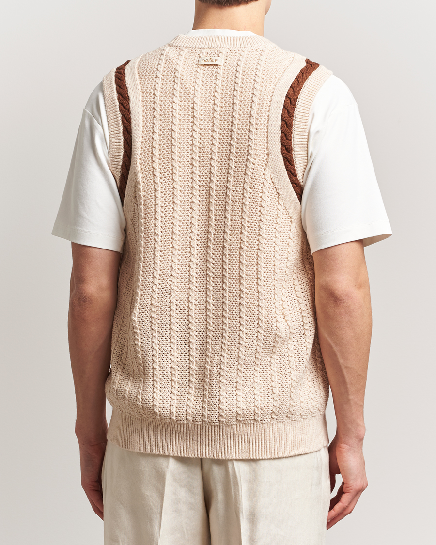 Homme | Pulls Et Tricots | Drôle de Monsieur | Knitted Vest Cream