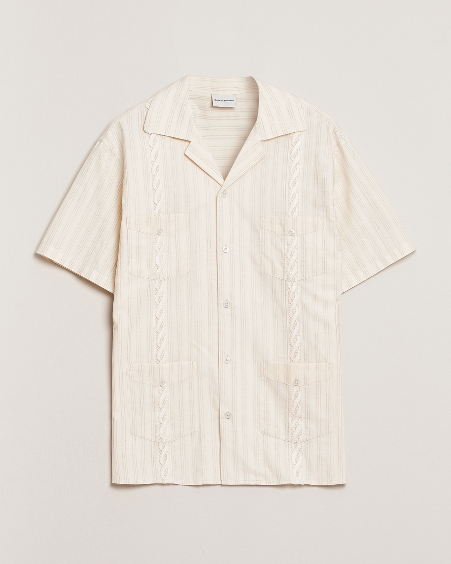 Heren | Overhemden | Drôle de Monsieur | Cuban Shirt Ecru