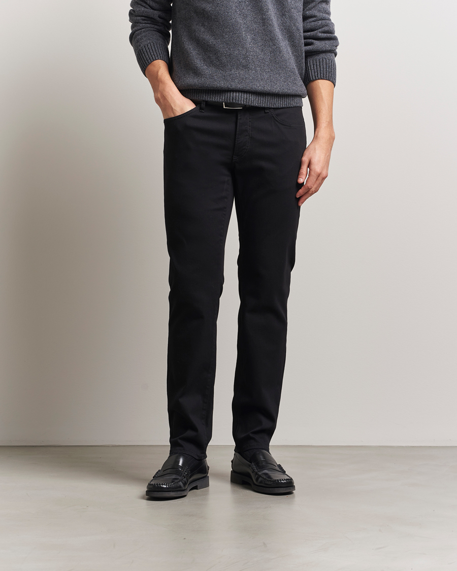 Heren | Jeans | Brax | Chuck Hi-Flex Denim Perma Black