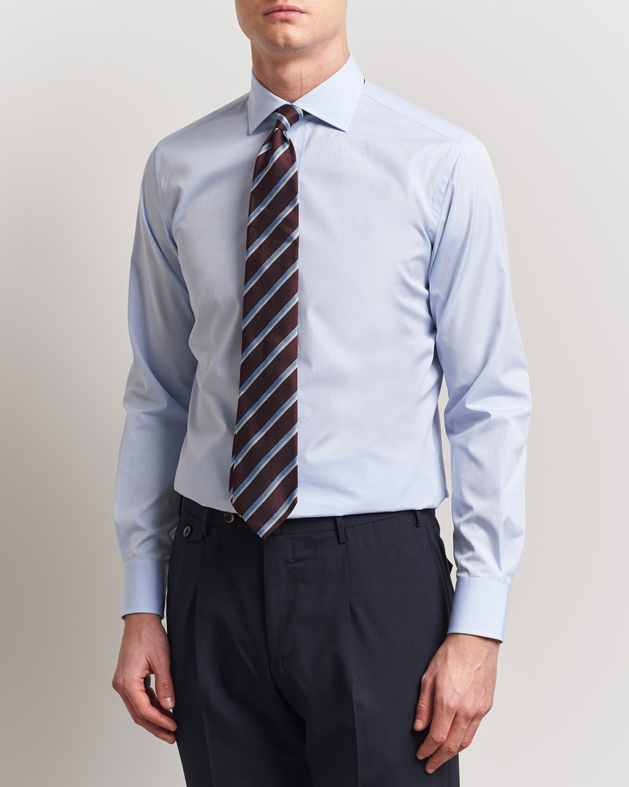 Homme | Chemises | Brioni | Classic Dress Shirt Light Blue