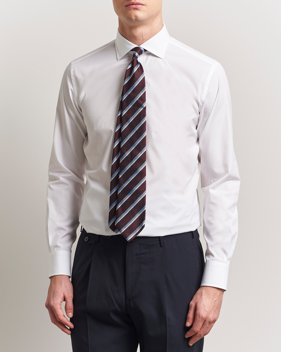 Heren | Overhemden | Brioni | Slim Fit Dress Shirt White