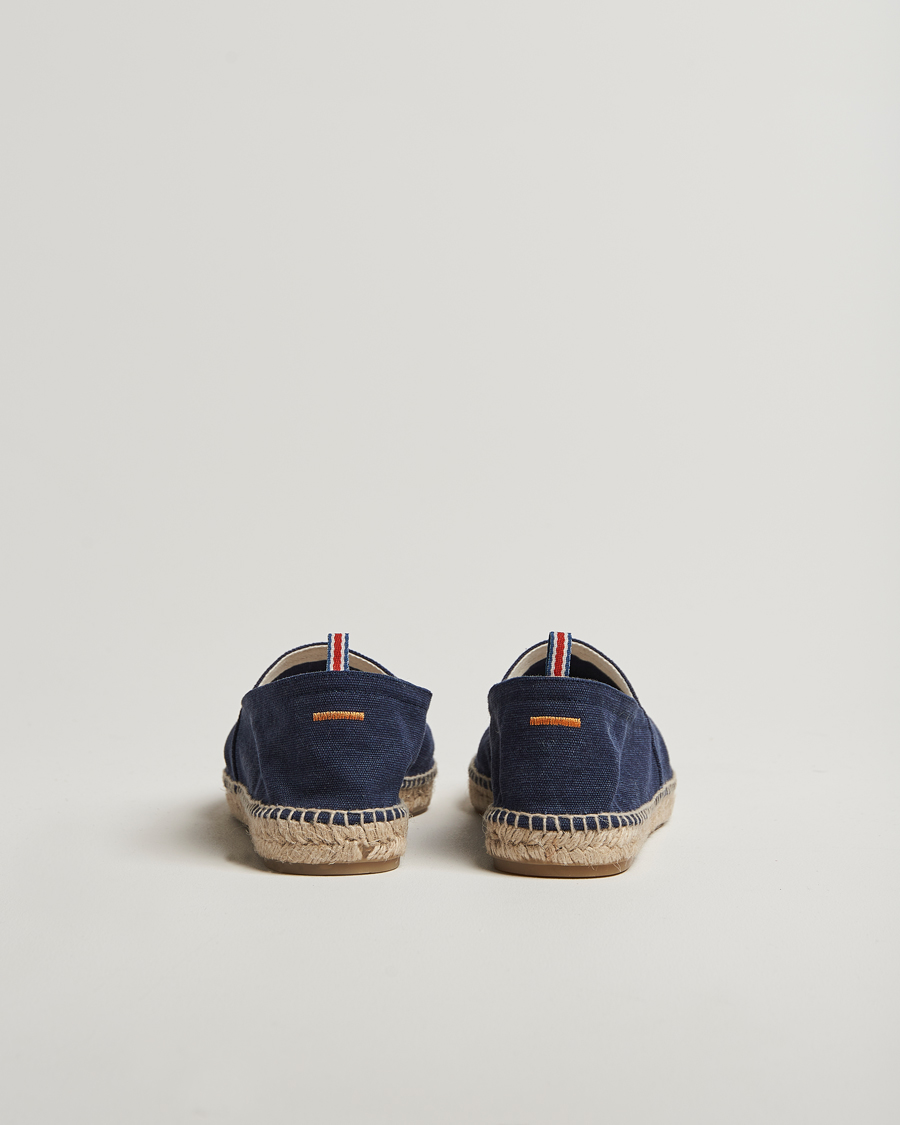 Heren | Espadrilles | Castañer | Pablo Washed Canvas Espadrilles Azul Marino