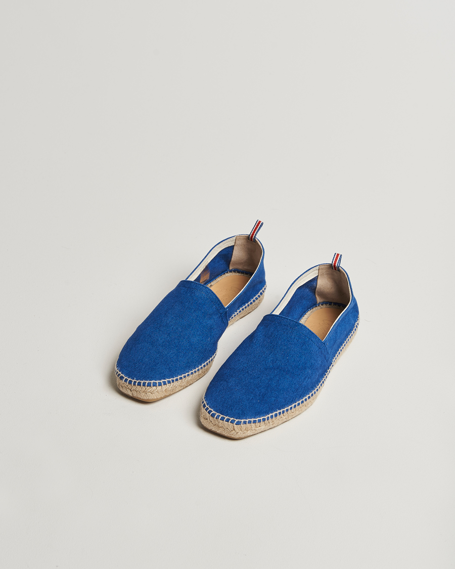 Homme | Espadrilles | Castañer | Pablo Washed Canvas Espadrilles Ocean