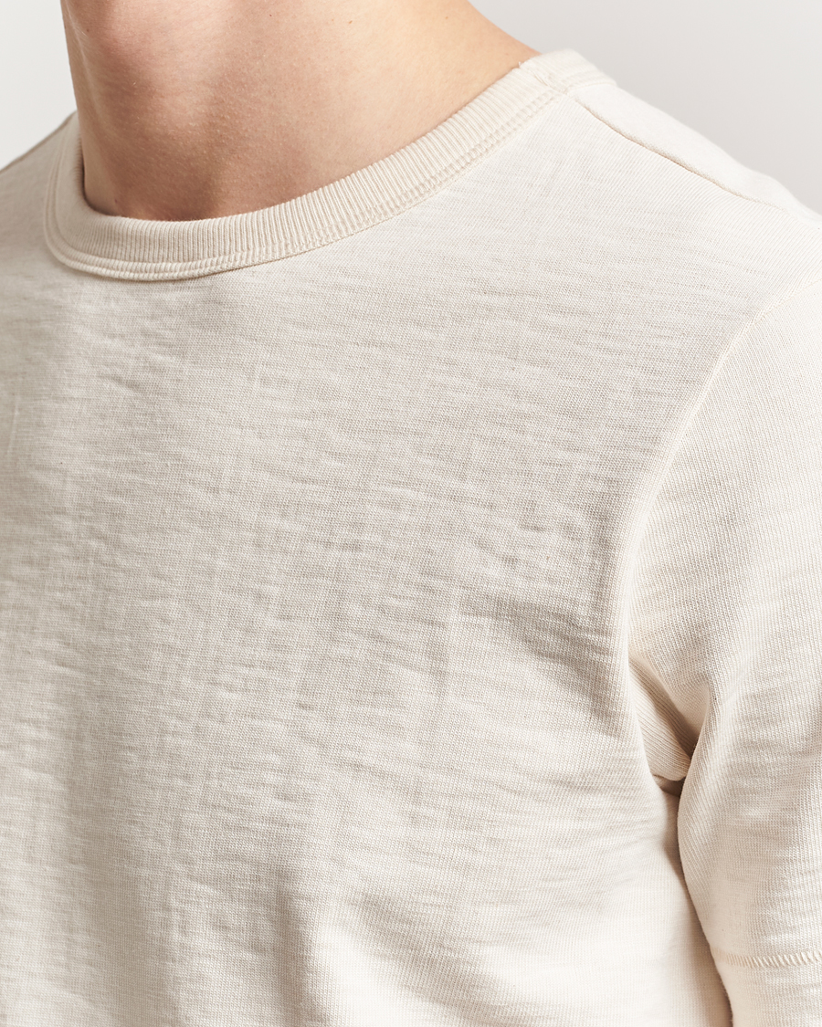 Heren | T-shirts | Merz b. Schwanen | Relaxed Loopwheeled Heavy T-Shirt Nature