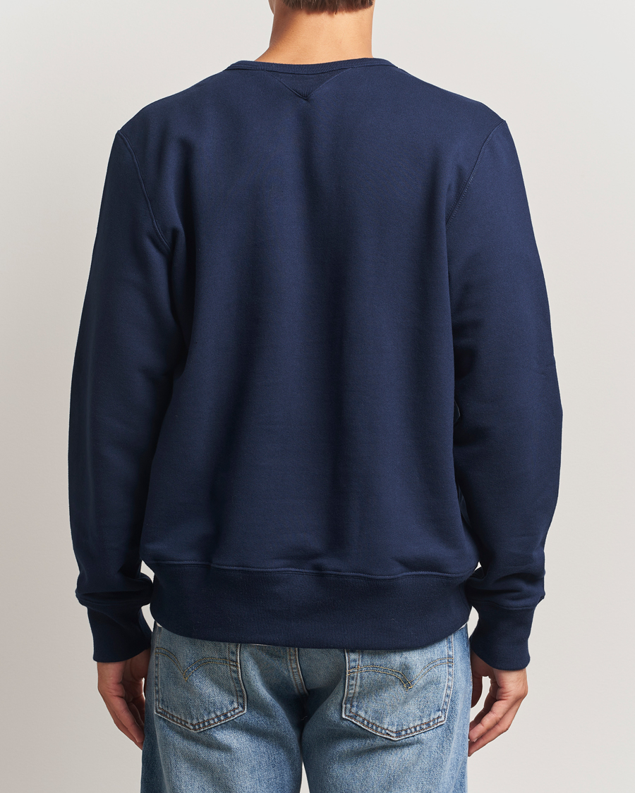 Heren | Truien | Merz b. Schwanen | Sturdy Loopback Fleece Sweatshirt Ink Blue