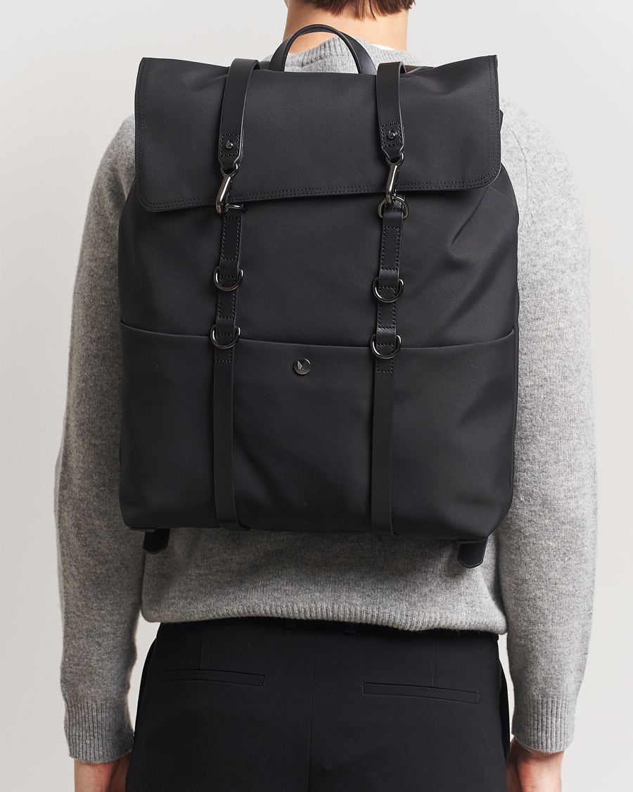 Heren | Tassen | Mismo | M/S Nylon Backpack Eclipse Black/Black