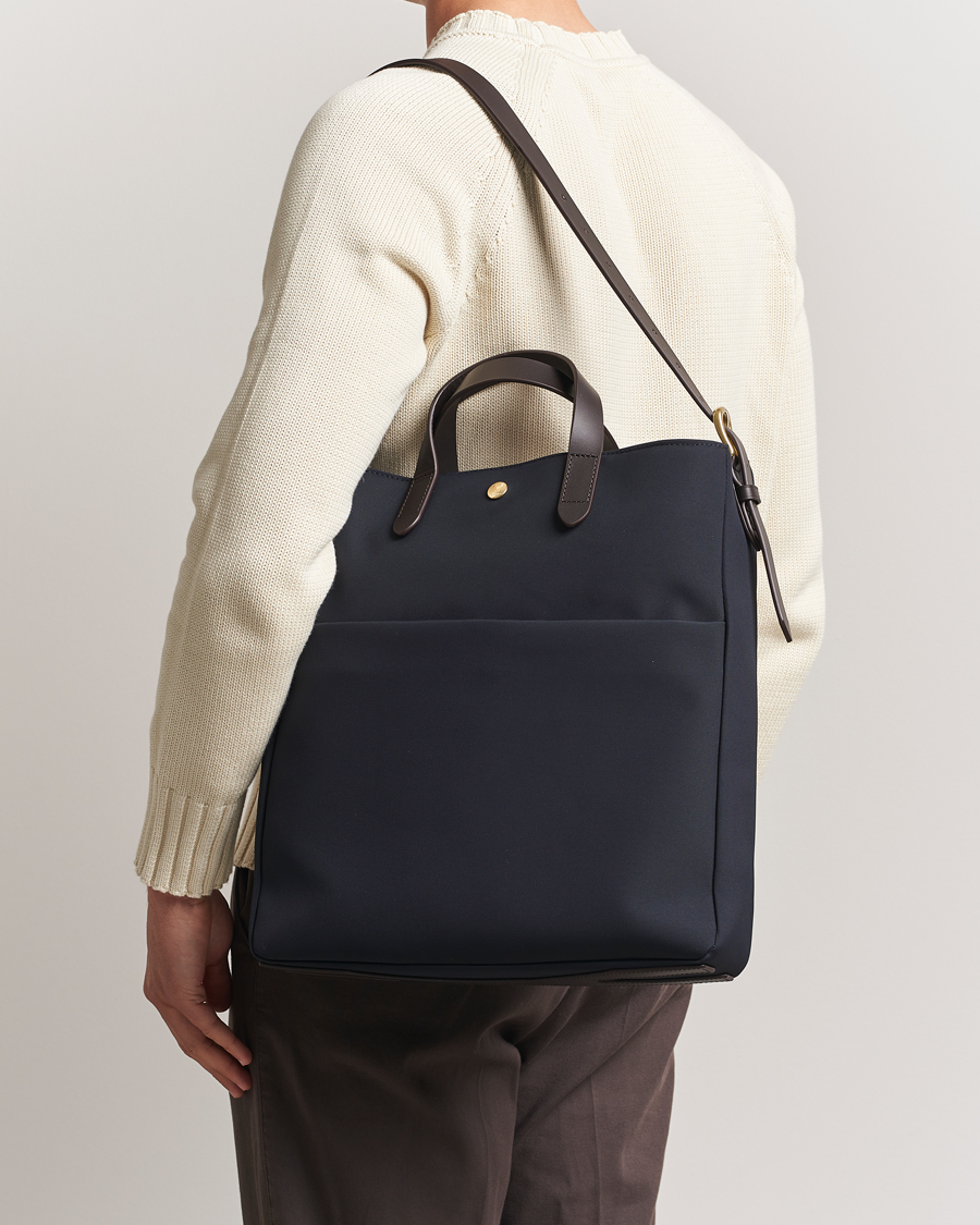 Homme | Sacs | Mismo | M/S Field Tote Navy/Dark Brown