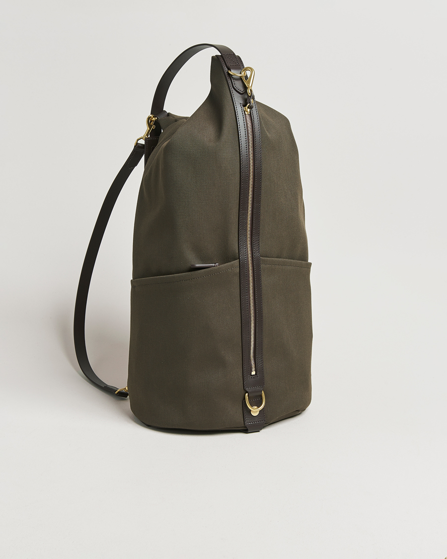 Heren | Tassen | Mismo | M/S Carpet Bag Army/Dark Brown