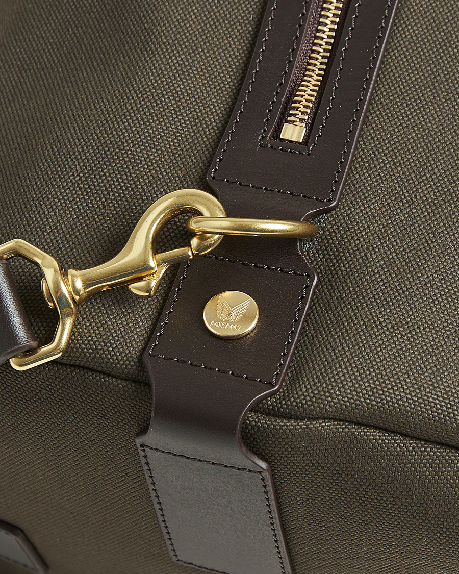 Heren | Tassen | Mismo | M/S Carpet Bag Army/Dark Brown