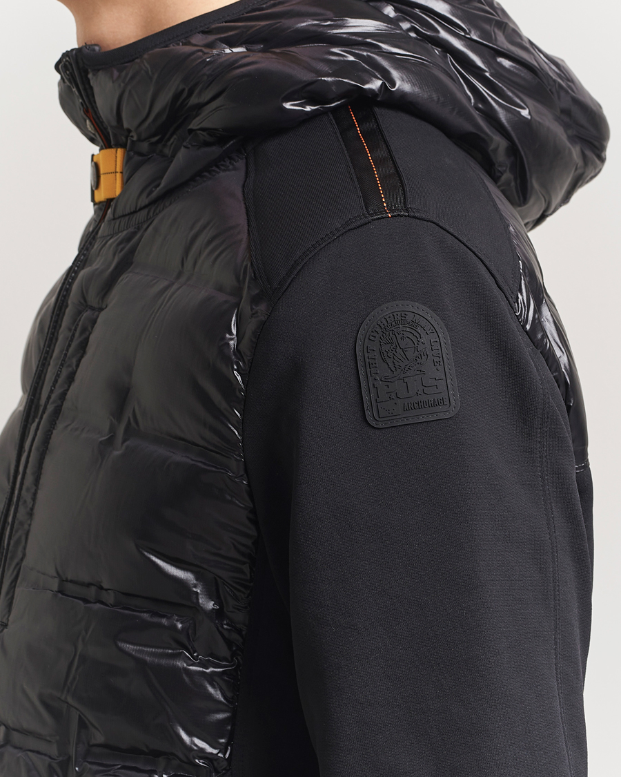 Heren | Jassen | Parajumpers | Faron Techno Hybrid Hooded Jacket Black