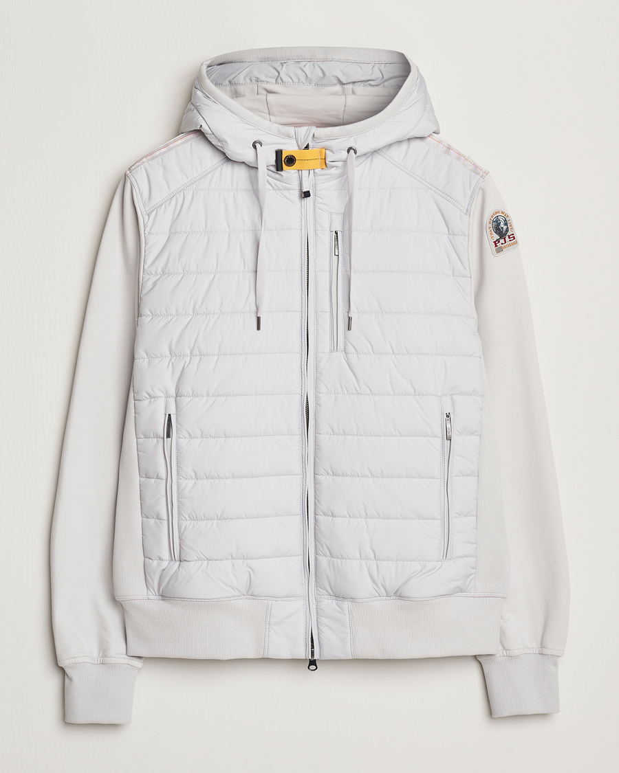 Heren | Jassen | Parajumpers | Ivor Hybrid Hooded Jacket Ghiaccio