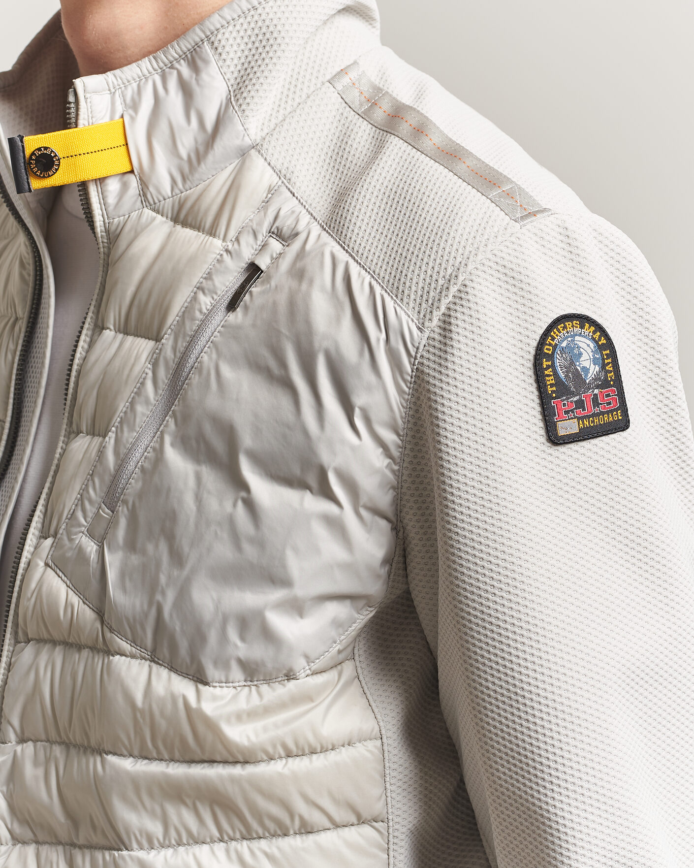 Homme | Manteaux Et Vestes | Parajumpers | Jayden Mesh Hybrid Jacket Ghiaccio