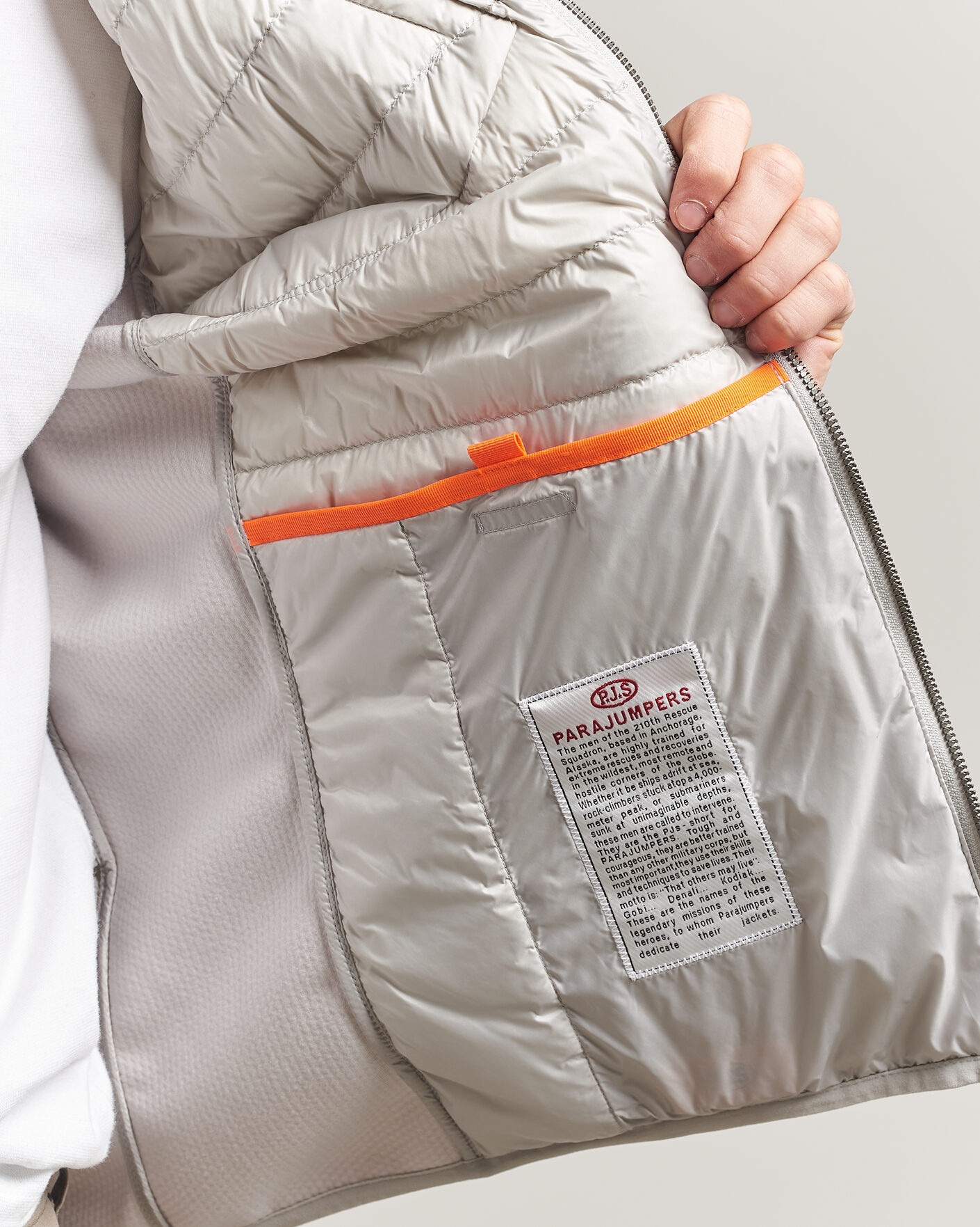 Homme | Manteaux Et Vestes | Parajumpers | Jayden Mesh Hybrid Jacket Ghiaccio