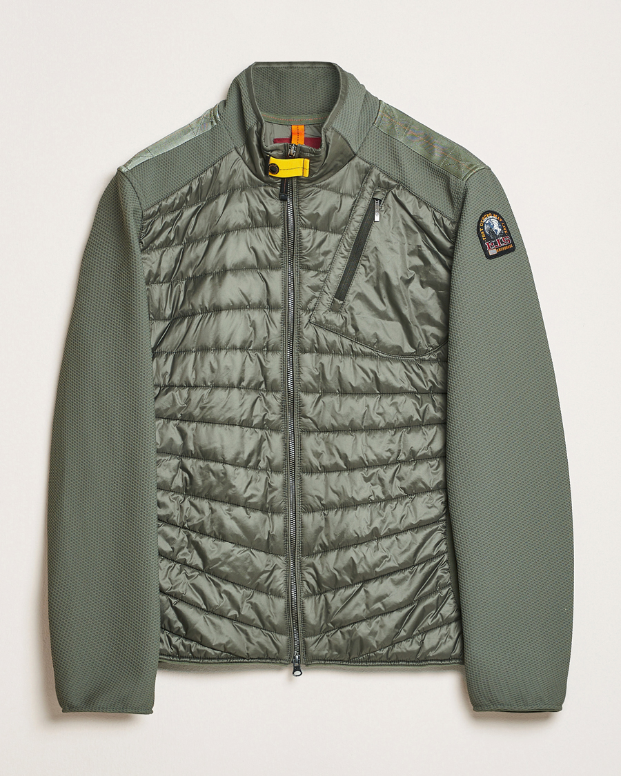 Homme | Manteaux Et Vestes | Parajumpers | Jayden Mesh Hybrid Jacket Thyme Green