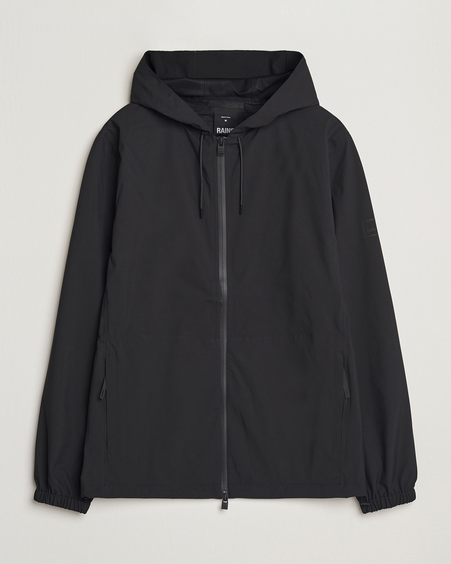 Heren | Jassen | RAINS | Suva Hooded Waterproof Jacket Black