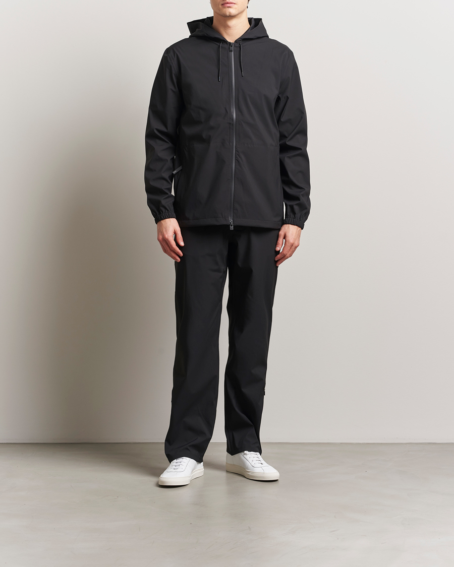 Heren | Jassen | RAINS | Suva Hooded Waterproof Jacket Black