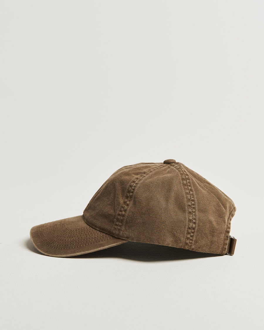 Homme | Bobs Et Casquettes | Varsity Headwear | Washed Cotton Baseball Cap Beige