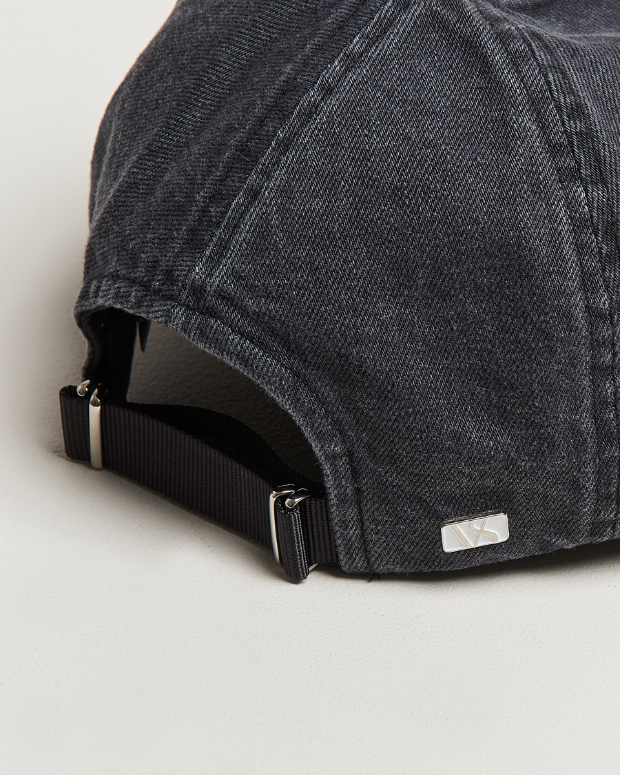 Homme | Bobs Et Casquettes | Varsity Headwear | Washed Denim Baseball Cap Black