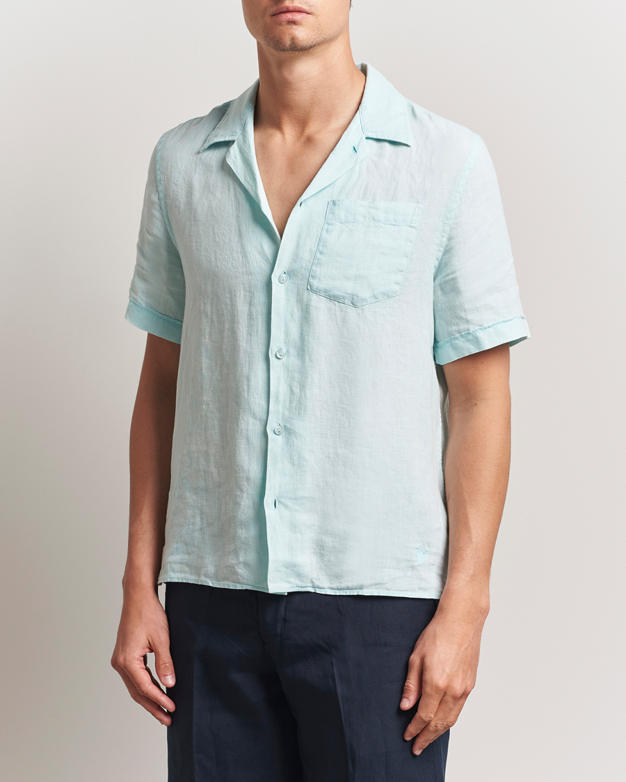 Heren | Overhemden | Vilebrequin | Charli Resort Short Sleeve Shirt Pacific