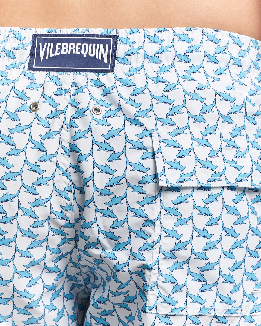 Heren | Zwembroek | Vilebrequin | Moorea Swimshorts Blanc