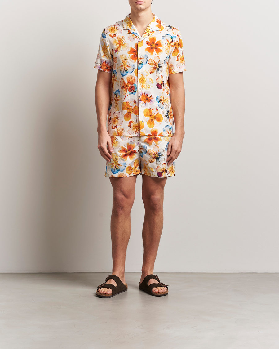 Heren | Overhemden | Orlebar Brown | Hibbert Oshibana Printed Shirt White Sand